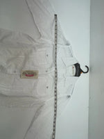 New Women’s White Cumberland Outfitters Long Sleeve Button Up Shirt M 3B-36