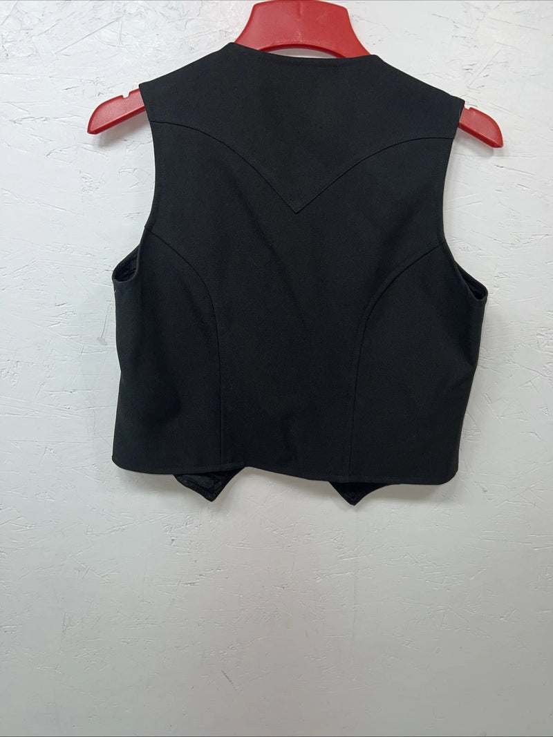 New Women’s Dickson Jenkins Black Show Vest Medium #7055 UU-37