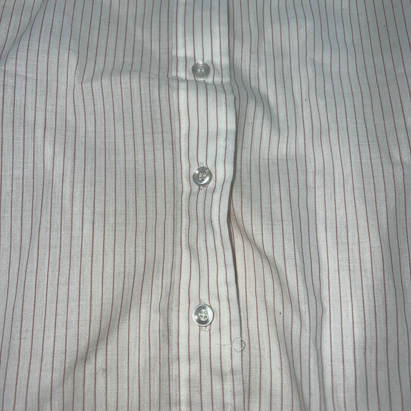 New Women’s Pink Stripped Devon Aire English Long Sleeve Shirt. 30 G-21