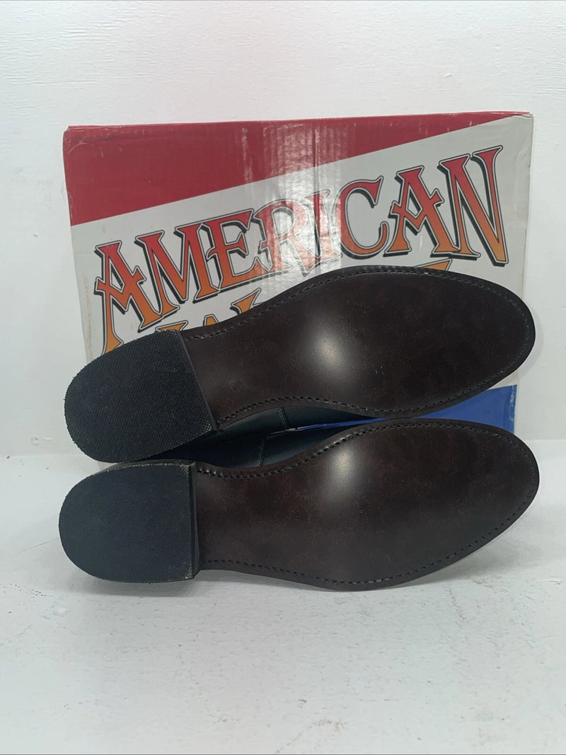 New Men’s Gray Lace Up American West Cowboy Boots. 6999 12 E W. 9-57