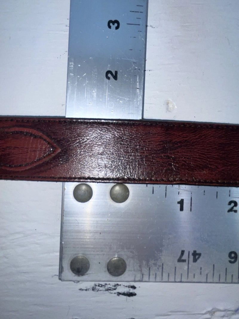 New Red Genuine Leather Nocona 28” Belt #423 NN-40