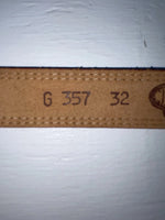 New Red Genuine Leather Nocona 32” Belt #G357 Z-123