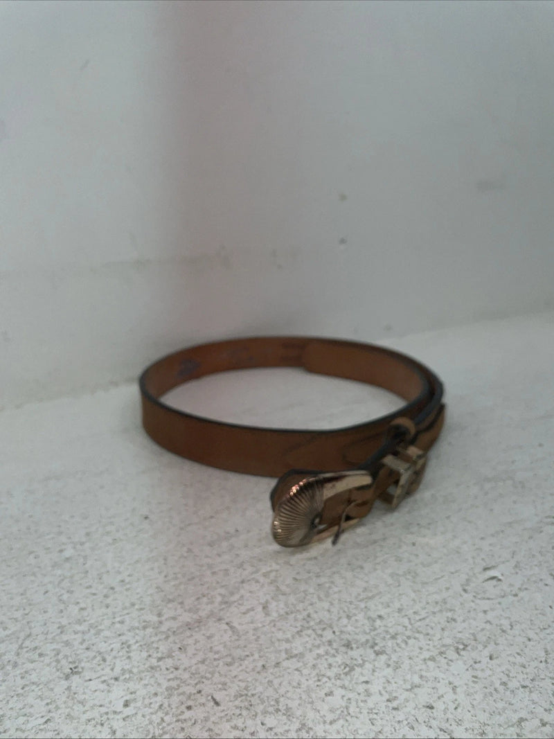 New Brown Genuine Leather 34” Belt #6987/28 Z-33