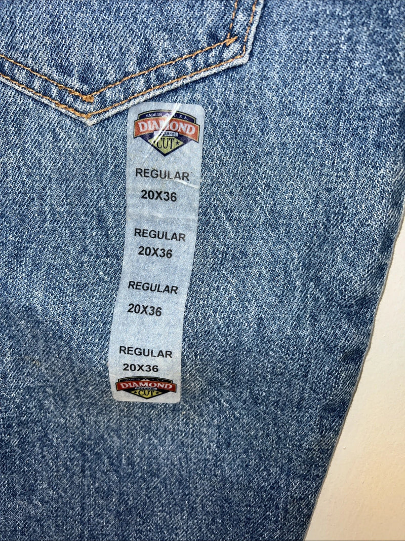New Men’s Diamond Cut Regular Fit Denim Jeans. 20x36 J-12