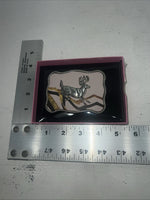 New Women’s Nocona Pink Deer Belt Buckle. 37102 A-117