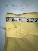 New Vintage Yellow Western Heritage Polyester Pants #G31 3A-89