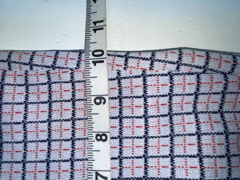 New Vintage Blue And Red Lined Dickson Jenkins Polyester Pants #723 3A-124