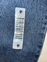 New Women’s Diamond Cut Regular Fit Gusset Denim Jeans. 11/12x36 L-4