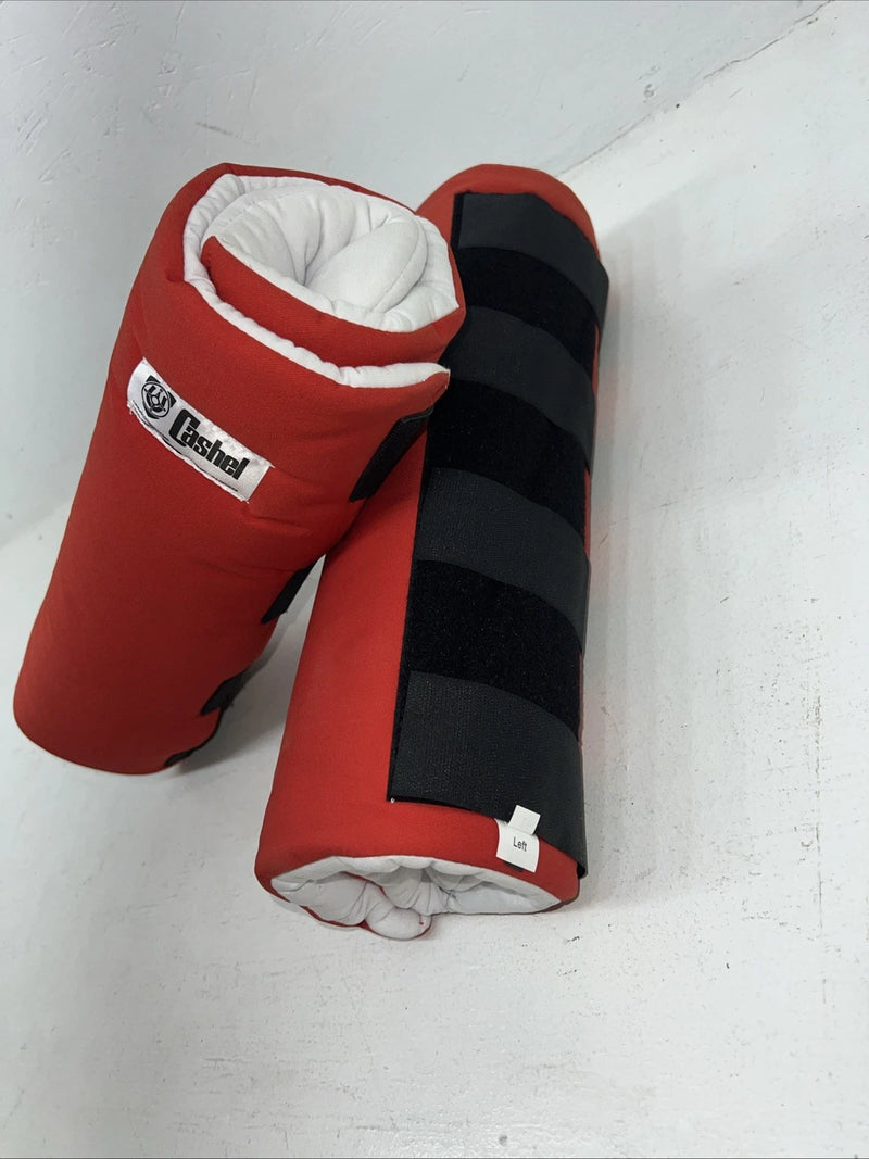 New Cashel Red Boomers Bandages Standing Wraps 16” EE-41