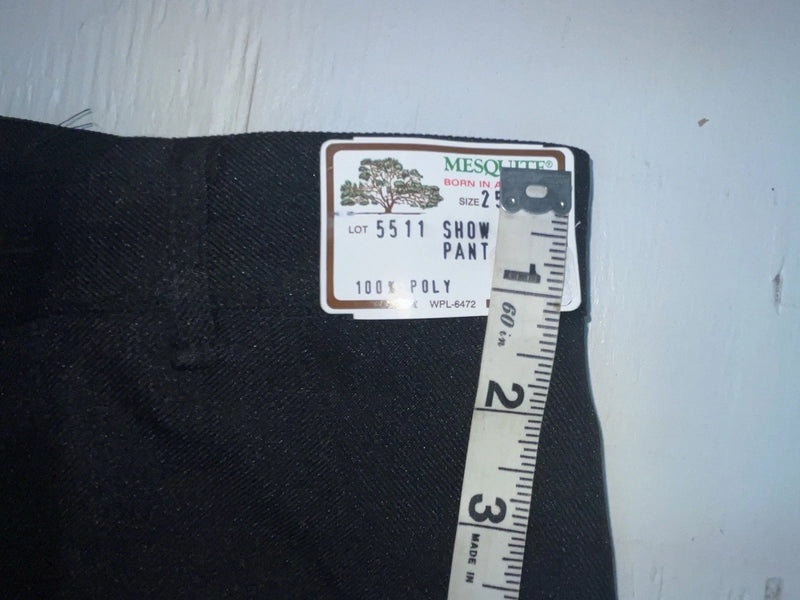 New Vintage Black Mesquite Polyester Pants #5511 XX-5