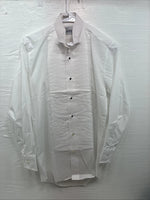 New Classix White Long Sleeve Button Up English Shirt 13-13.5 XS X-92