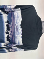 New Women’s Cumberland Multicolor Horse Design Long Sleeve Pearl Snap 2XL GG-42