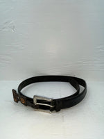 New Black Genuine Leather Chambers 34” Belt #M450 JJ-75