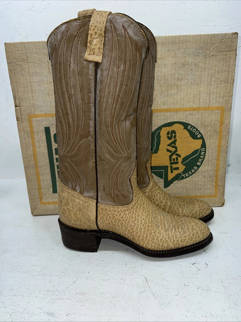 New Women’s Brown Texas Brand Cowboy Boots. 4685 7 M. 18-90