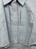 New Women’s Crickets Creek Blue Long Sleeve Button Up Medium MM-91