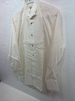 New Classix Yellow Long Sleeve Button up English Short Small X-88