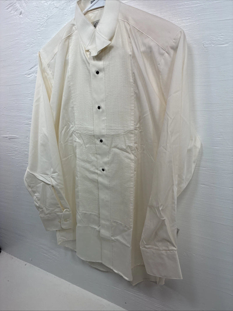 New Classix Yellow Long Sleeve Button up English Short Small X-88