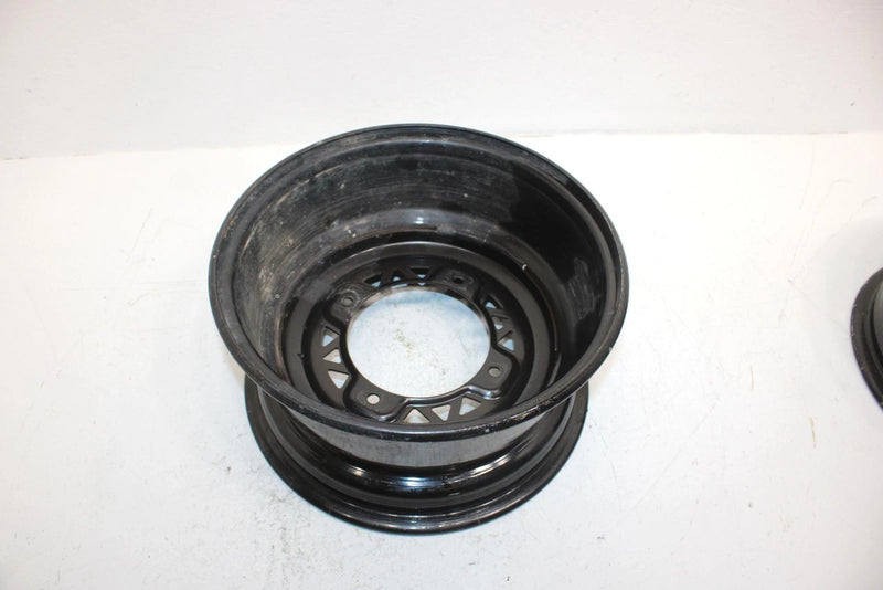 2005 Polaris Sportsman 500 Ho Oem 12x6 Front Wheel Rim Pair 1520269-067 AP176