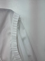 New Women’s H Bar C White Long Sleeve Pearl Snap Size 38 YY-115