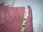 New Vintage Red Checkered Dickson Jenkins Polyester Pants #534 VV-72