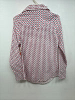 New Women’s Dickson Jenkins Multicolor Long Sleeve Pearl Snap Size 30 MM-37